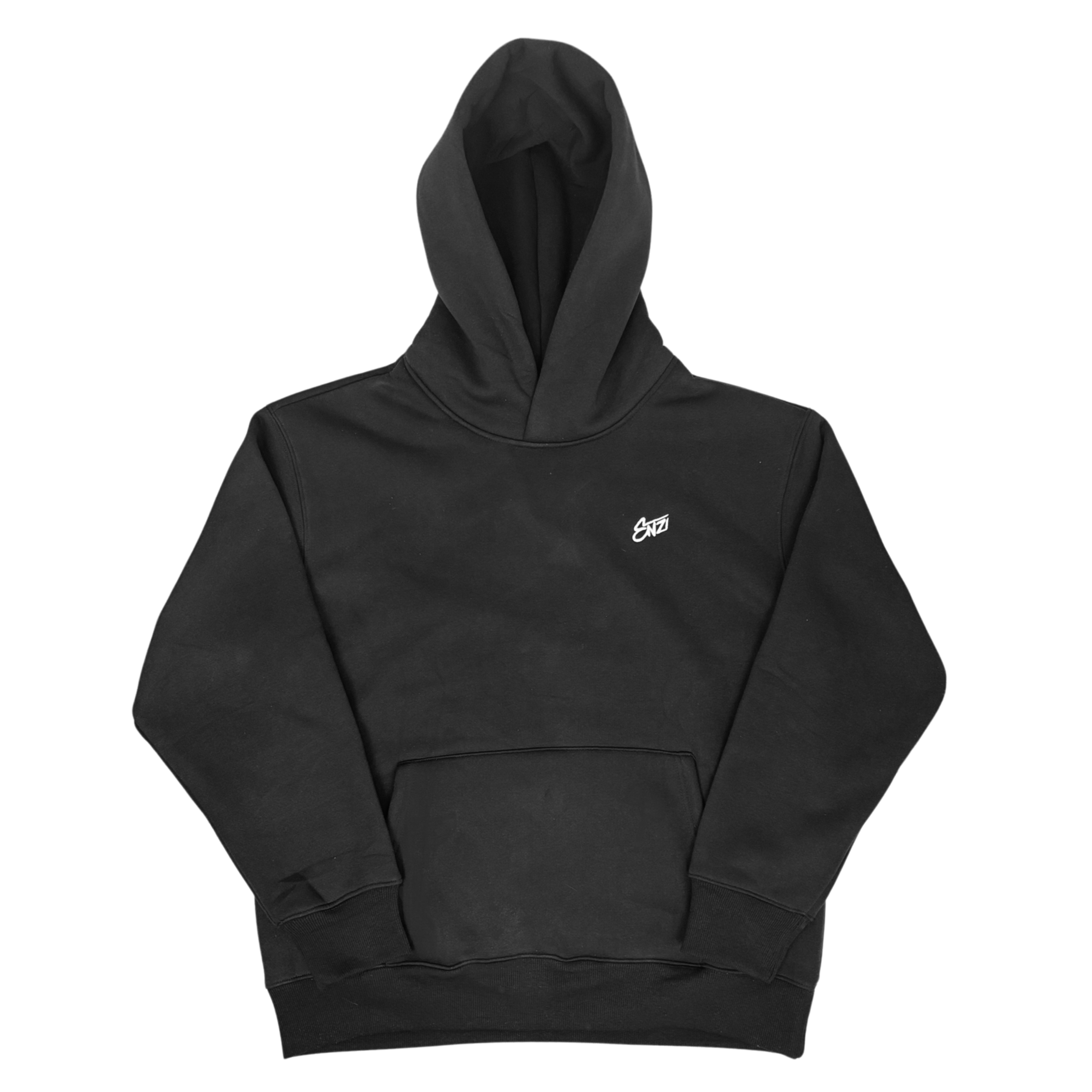 "Enzi" Puff Hoodie - Black