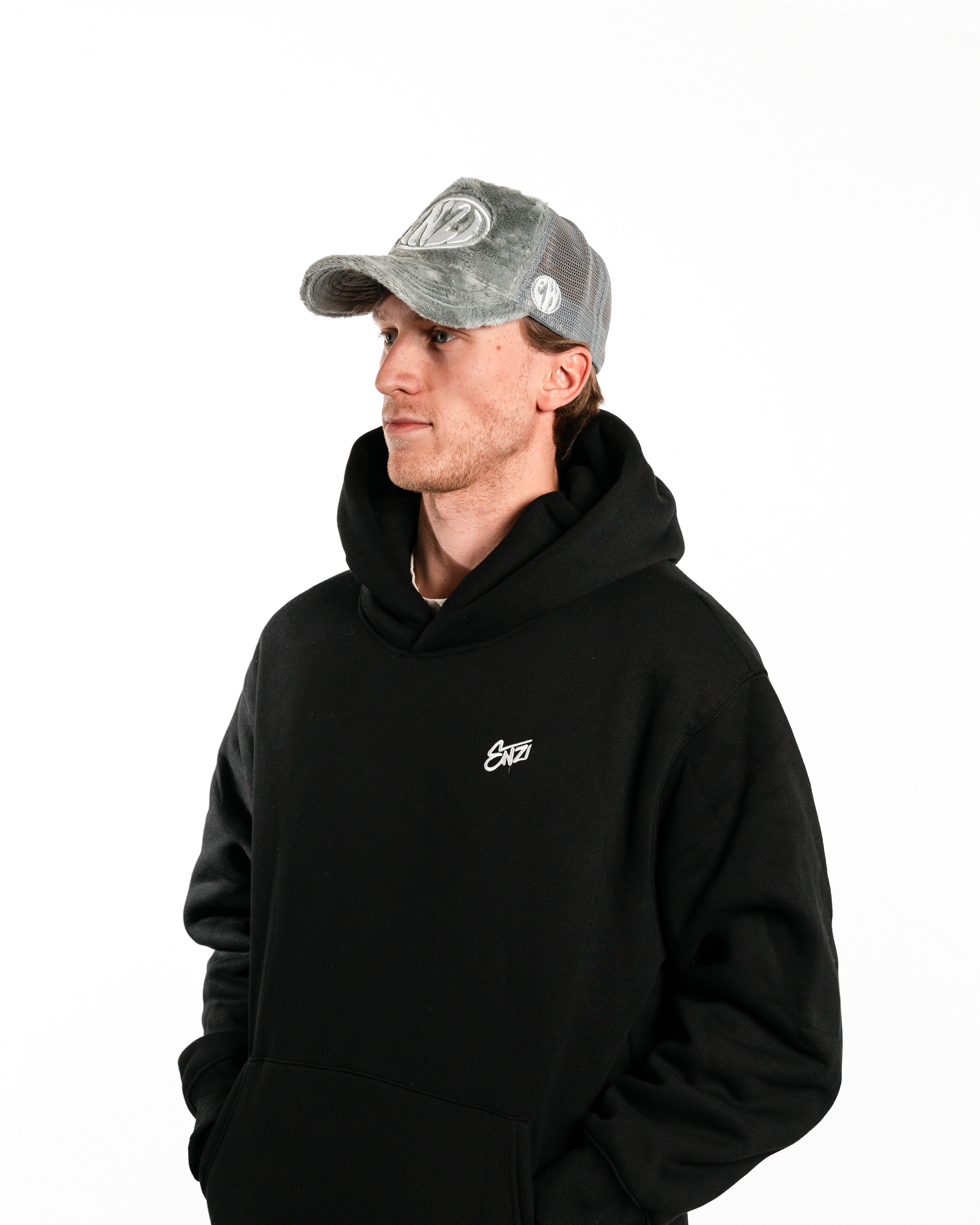 "ENZI" Grey Cap