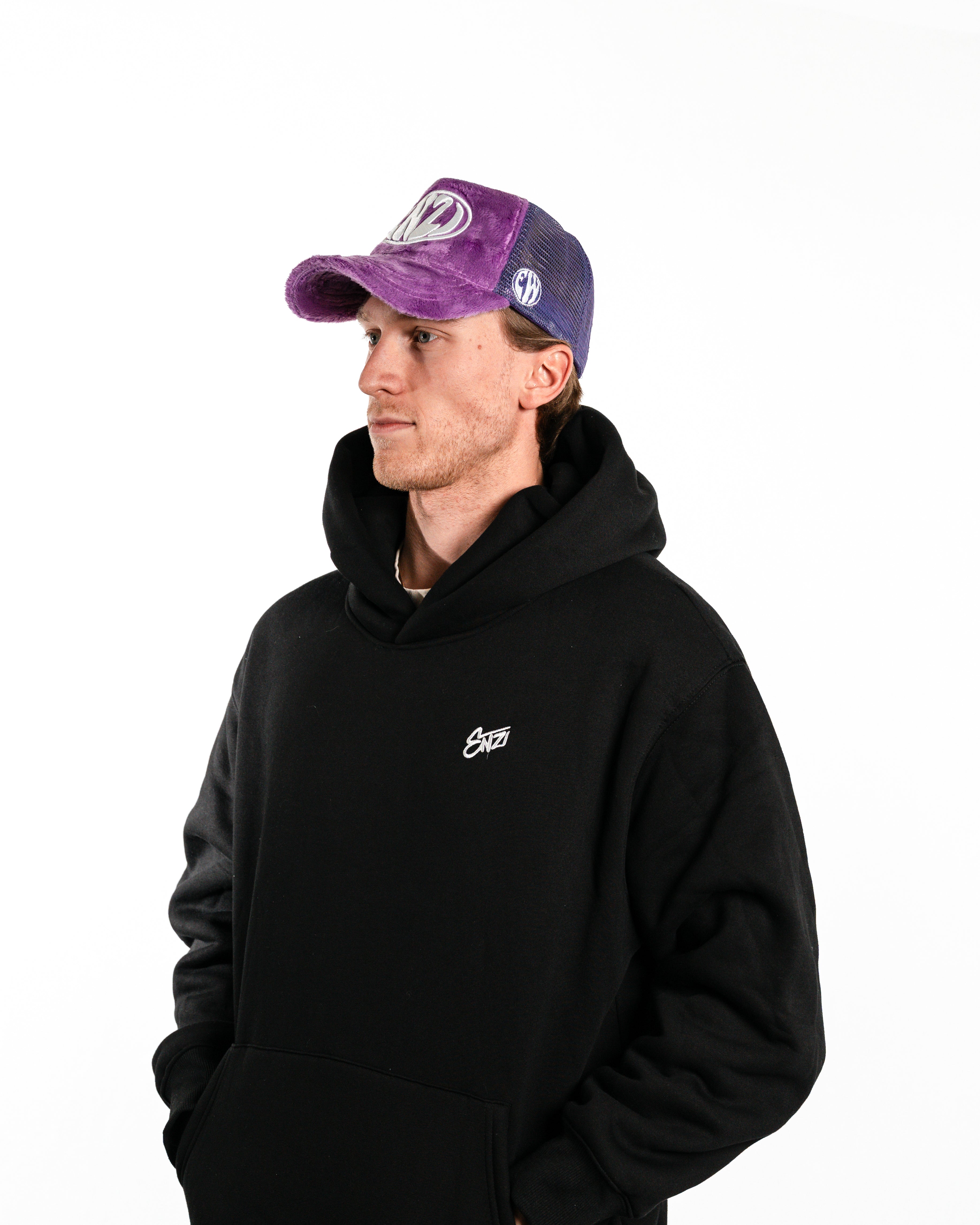 "ENZI" Purple Cap