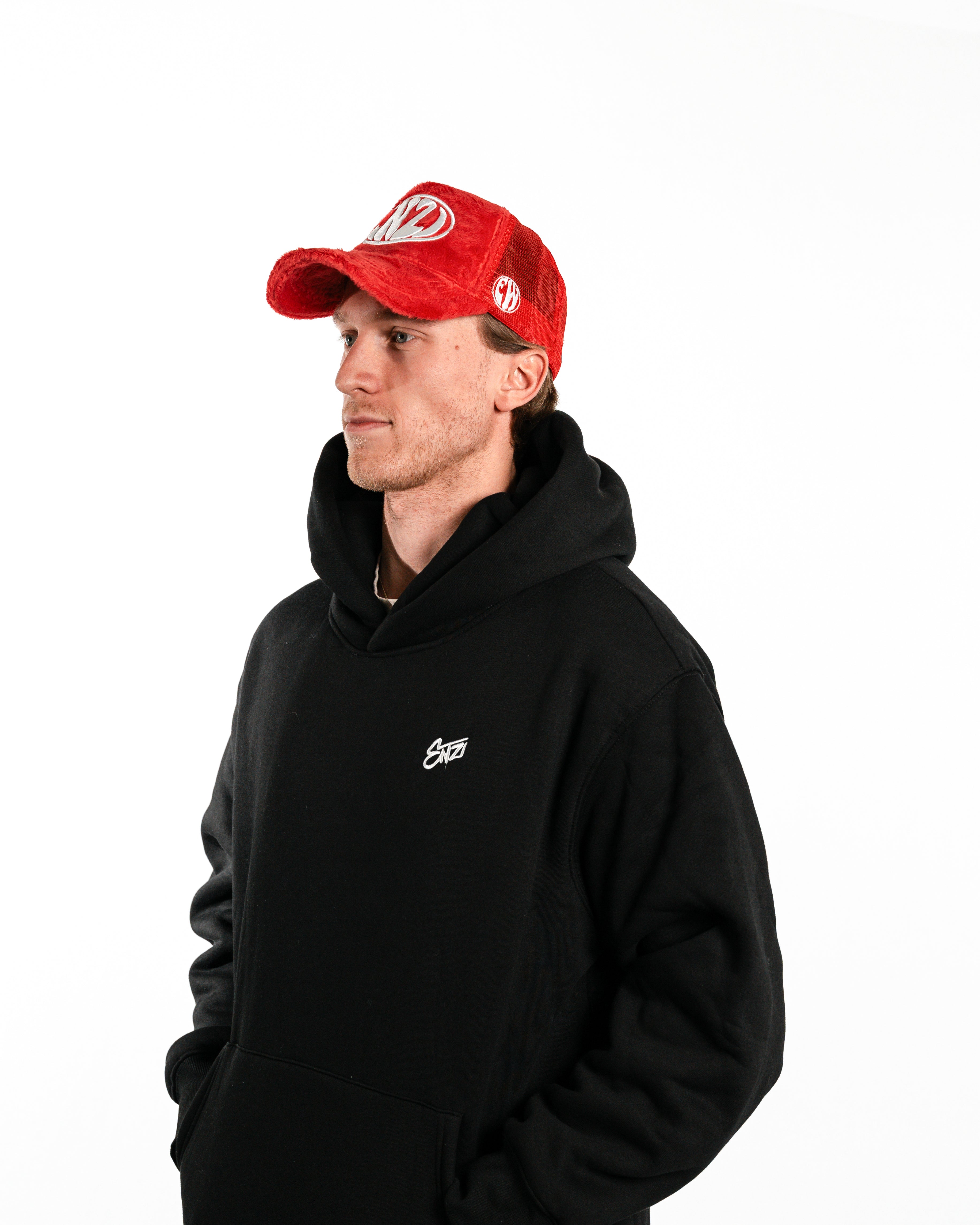 "ENZI" Red Cap